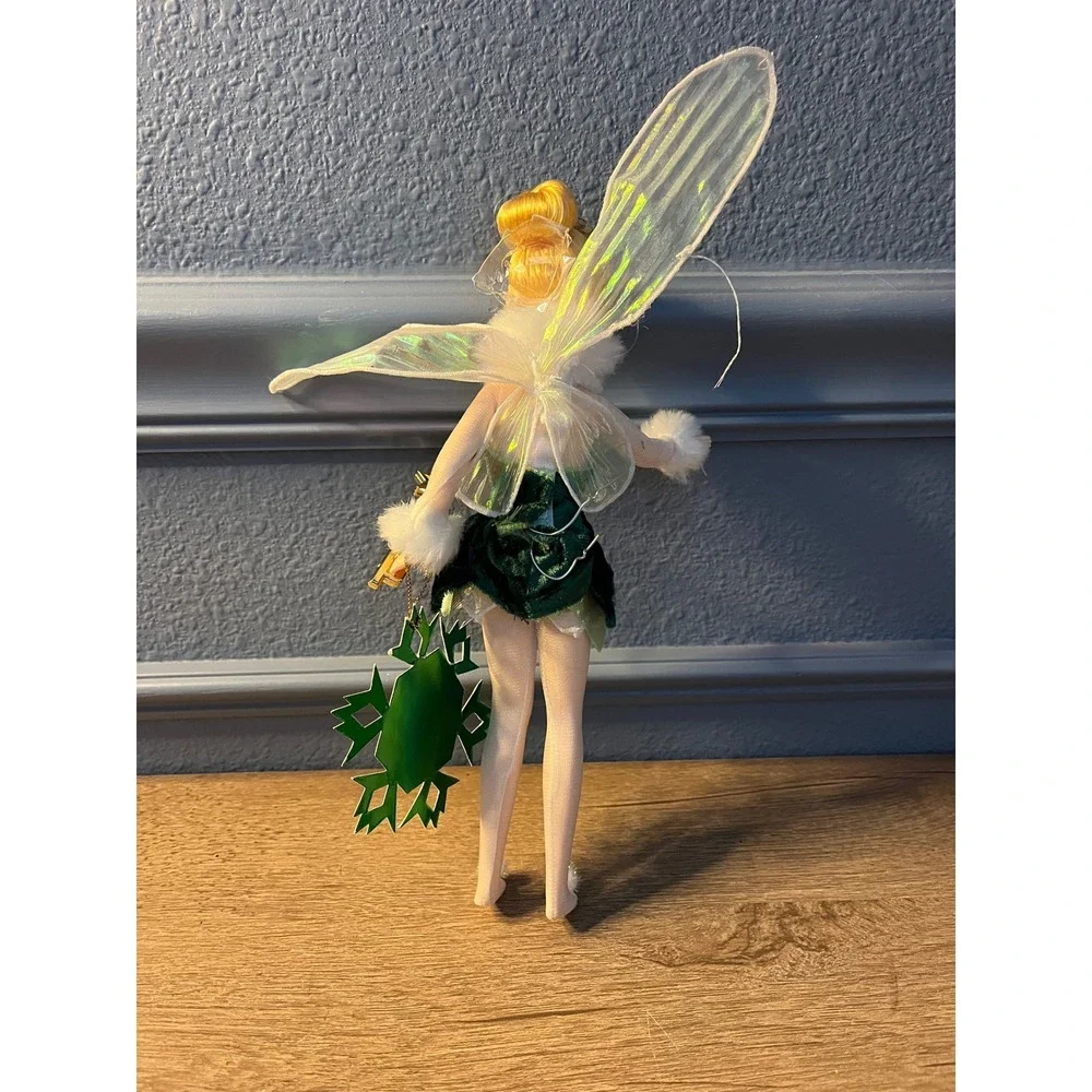 Disney Fairies Tinkerbell‎ Doll Winter Outfit Magic Wand Fuzzy Trim